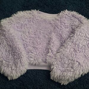 No Boundaries Lilac Fuzzy Sweater